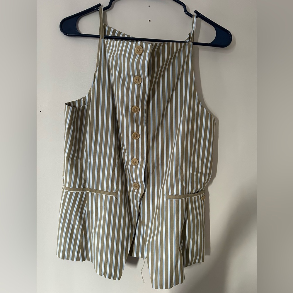 Blue & Green Striped Top | Scotch & Soda - Picture 2 of 5